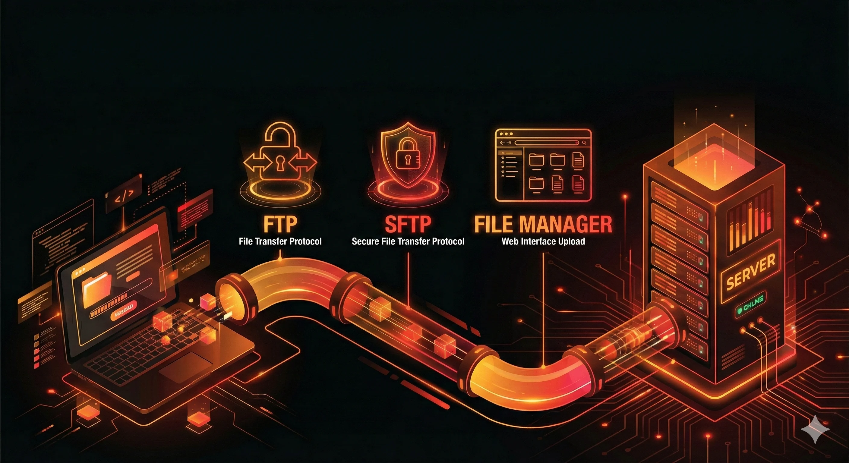 How to Upload a Website to a Server: FTP, SFTP, and File Manager